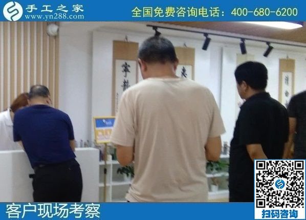 8月13日，找手工活做，拿回家做的手工活，大家都選擇了這里，手工之家接待考察加工合作客戶剪影