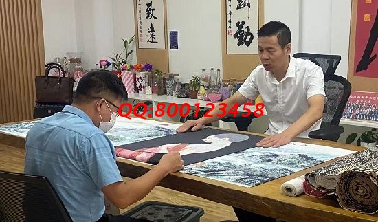 9月17日，想做合格的外發(fā)手工活產(chǎn)品，想象不管用，親自做才行，珠繡拿回家做的手工活很受歡迎，手工之家接待考察合作加工客戶剪影